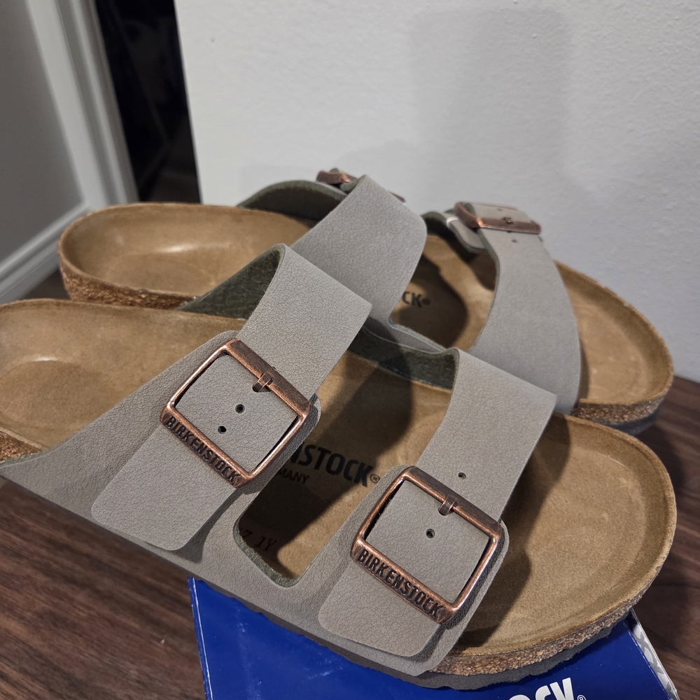 Birkenstock Arizona Sandals In Stone - 41 Regular Fit Brand New